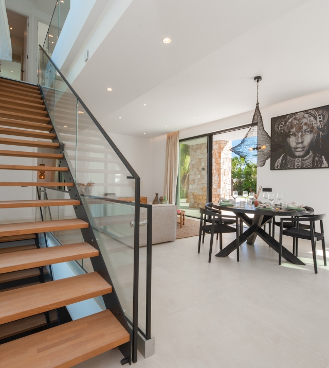 Resa Estates villa sant Jordi modern Ibiza for sale living stairs.jpg
